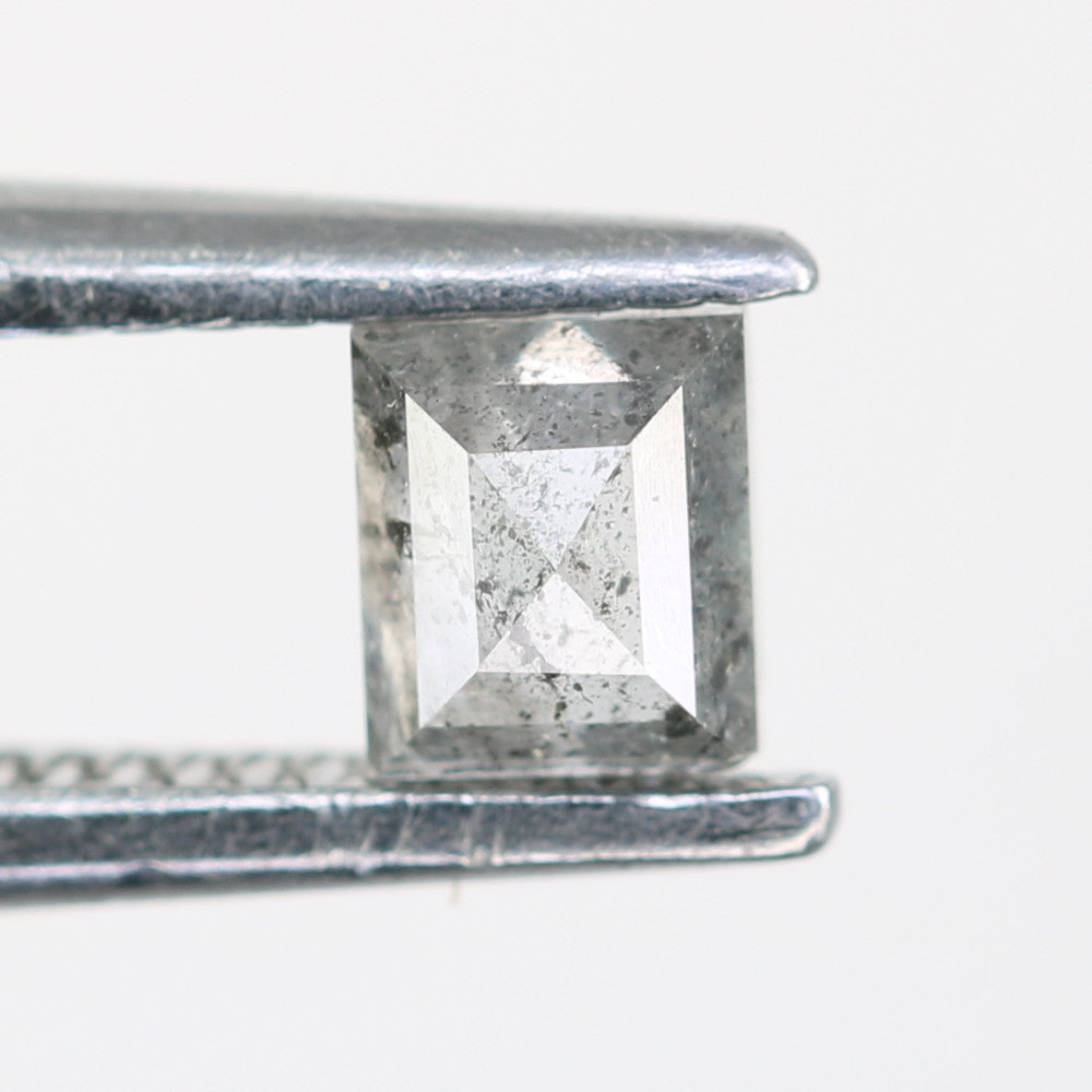 0.26 CT Baguette Shape Salt and Pepper Diamond – Perfect for Engagement Rings | Distinctive Salt and Pepper Diamond Jewelry - JayKrishna Diamond