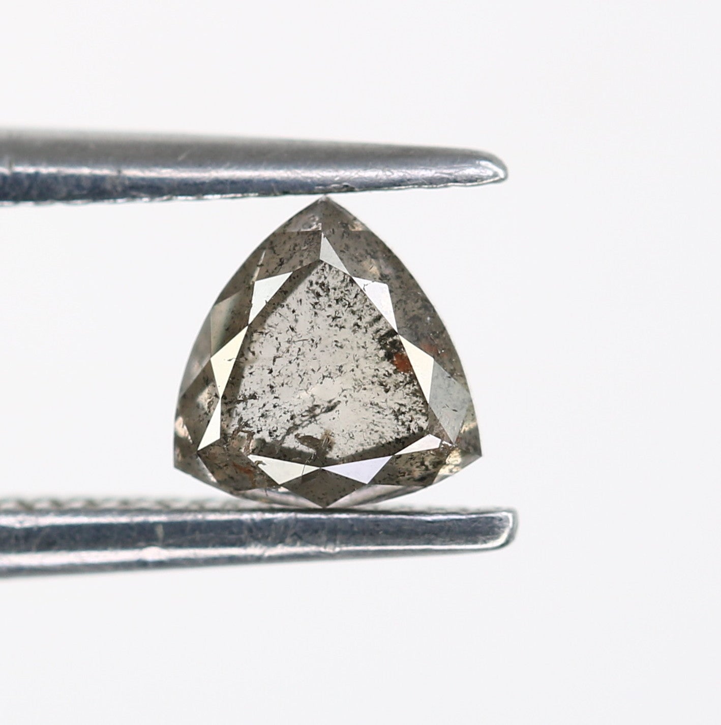 0.42 CT Loose Fancy Triangle Shape Salt and Pepper Diamond for Galaxy Ring and Artisan Jewelry Design - JayKrishna Diamond