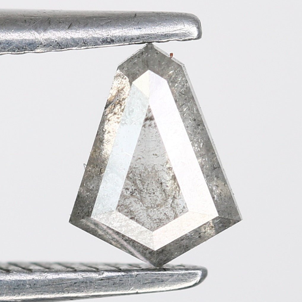 0.27 Carat Loose Kite Shape Natural Salt and Pepper Diamond – Perfect for Galaxy Rings | Unique Salt and Pepper Diamond Jewelry - JayKrishna Diamond