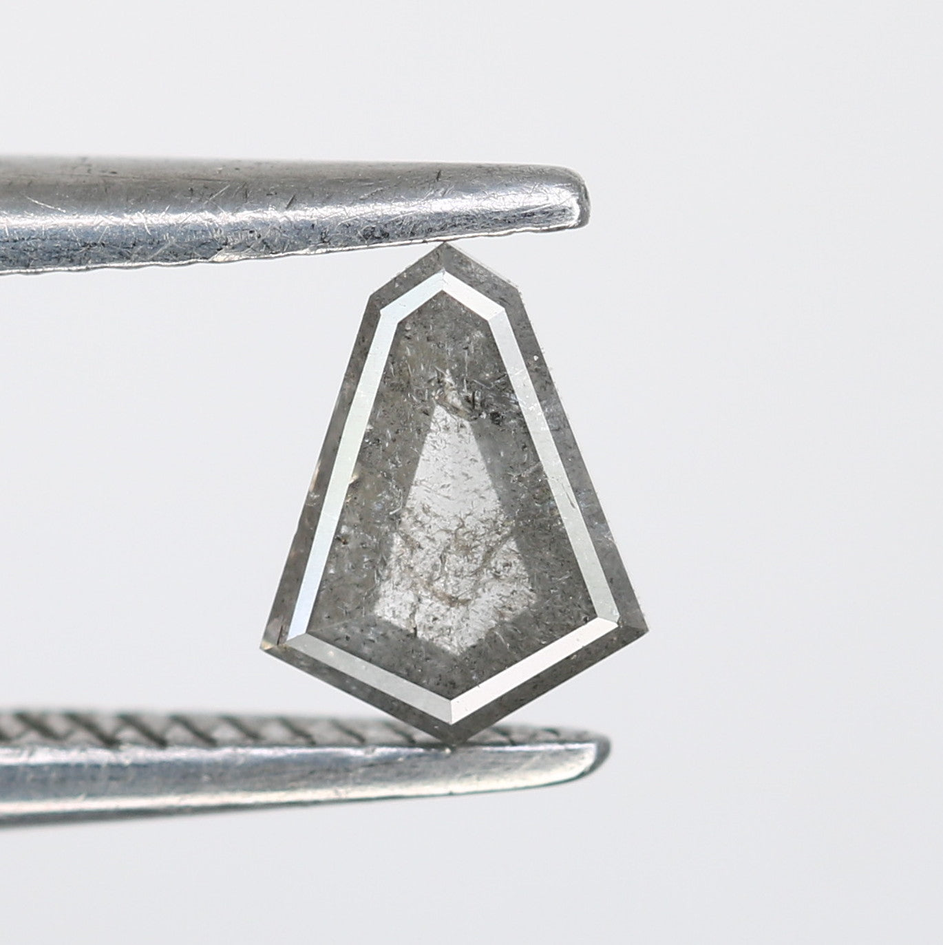 0.27 Carat Loose Kite Shape Natural Salt and Pepper Diamond – Perfect for Galaxy Rings | Unique Salt and Pepper Diamond Jewelry - JayKrishna Diamond