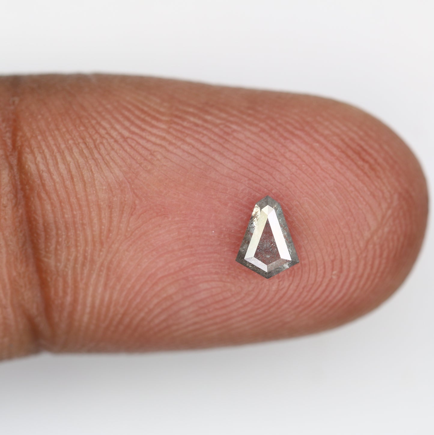 0.27 Carat Loose Kite Shape Natural Salt and Pepper Diamond – Perfect for Galaxy Rings | Unique Salt and Pepper Diamond Jewelry - JayKrishna Diamond