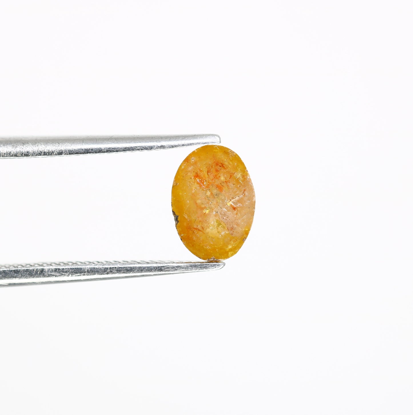 1.15 CT Oval Shape Natural Orange 7.20 MM Loose Diamond For Wedding Ring - JayKrishna Diamond