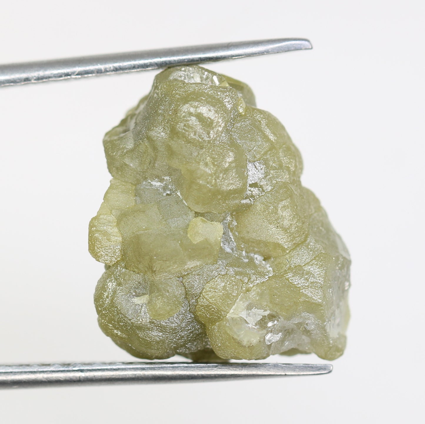 13.17 CT Greenish Rough Uncut Diamond For Engagement Ring - JayKrishna Diamond