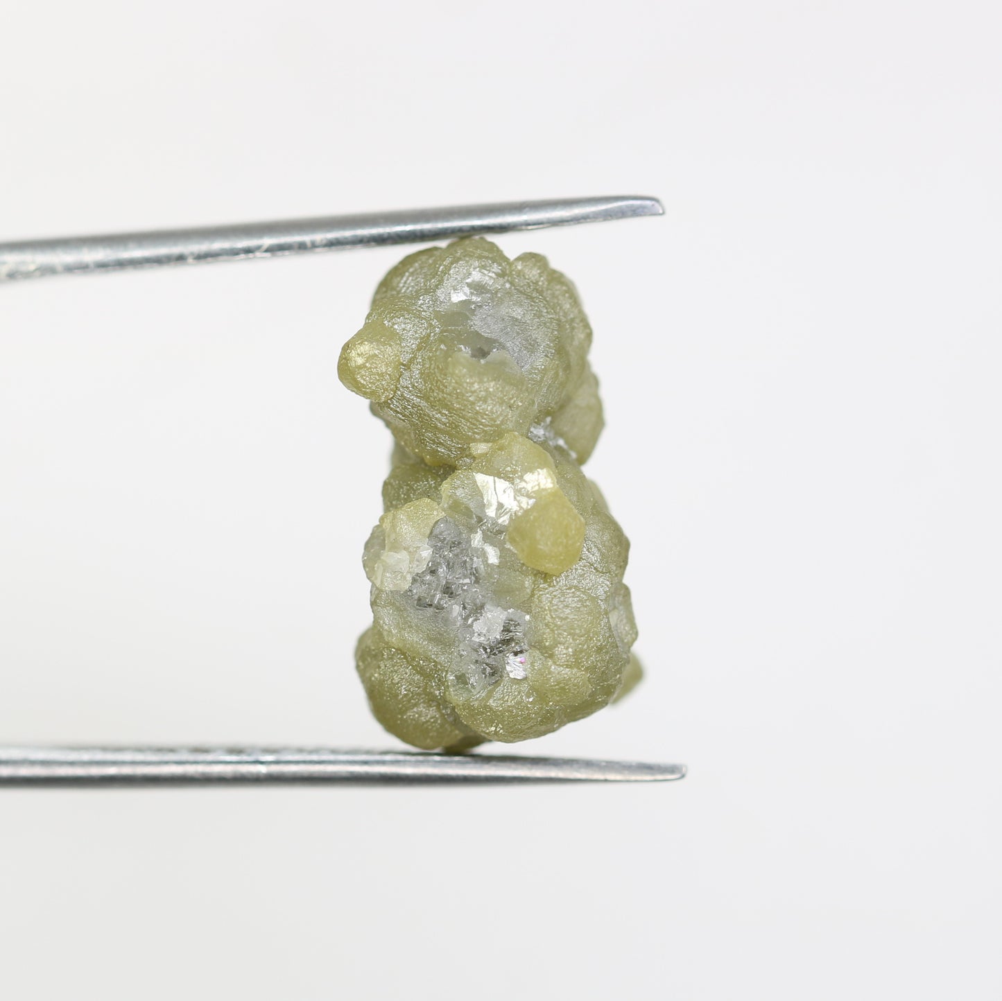 13.17 CT Greenish Rough Uncut Diamond For Engagement Ring - JayKrishna Diamond