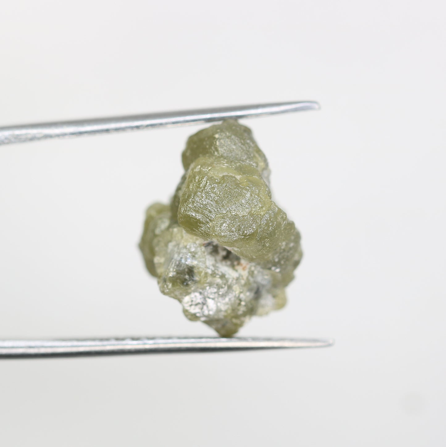 14.10 CT Uncut Raw Greenish Rough Diamond For Engagement Ring - JayKrishna Diamond