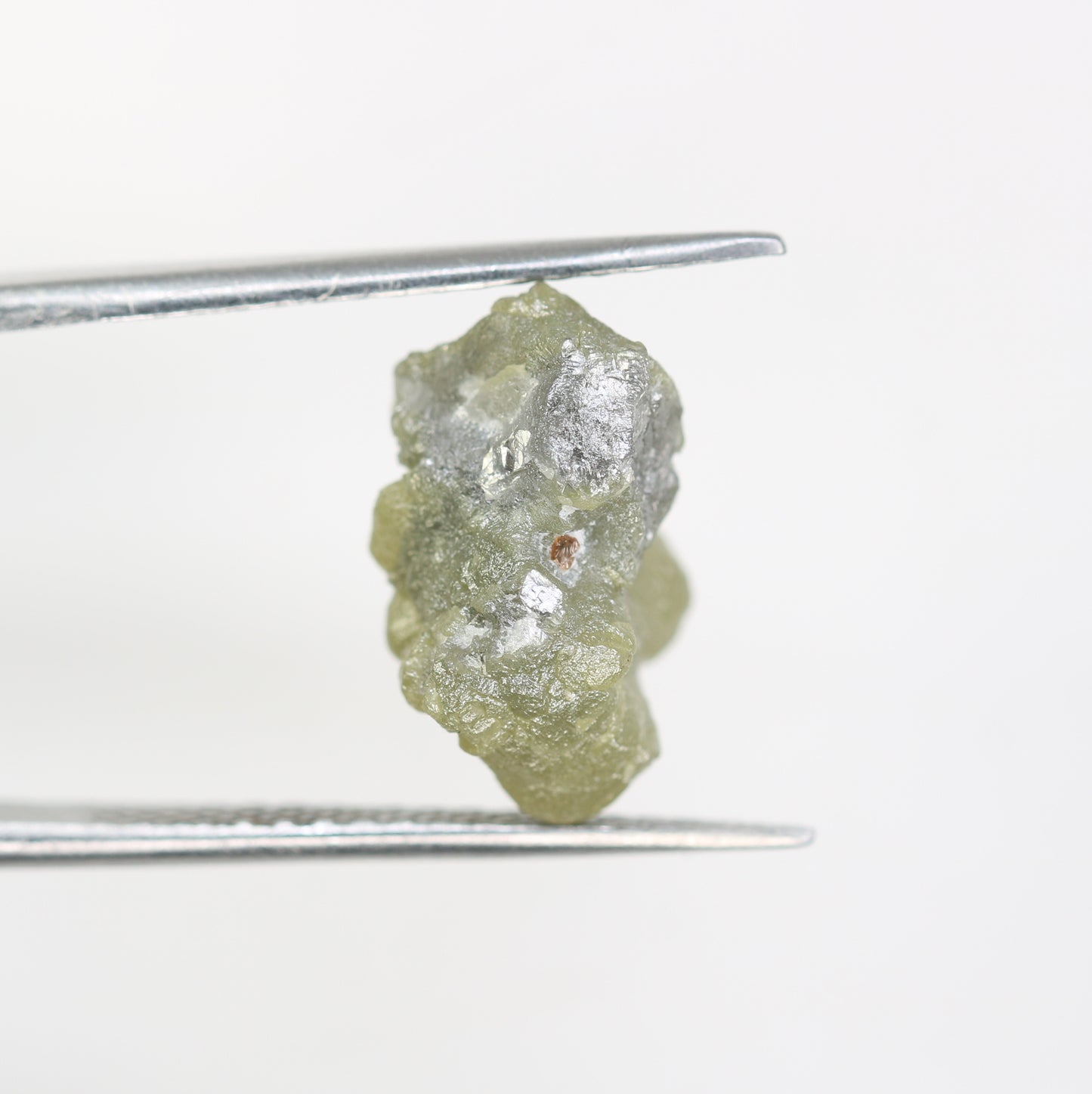 9.24 CT Rough Irregular Cut Raw Greenish Diamond For Engagement Ring - JayKrishna Diamond