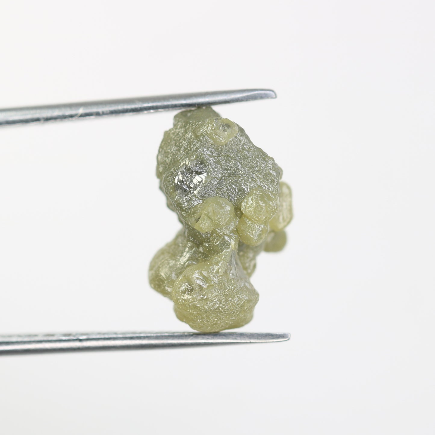 9.24 CT Rough Irregular Cut Raw Greenish Diamond For Engagement Ring - JayKrishna Diamond