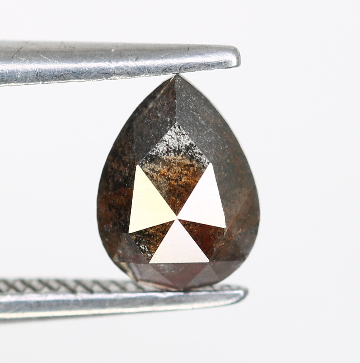0.67 Carat Pear Shaped Loose Natural Salt and Pepper Diamond for Galaxy Ring - Unique Gemstone for Celestial-Inspired Jewelry Designs - JayKrishna Diamond