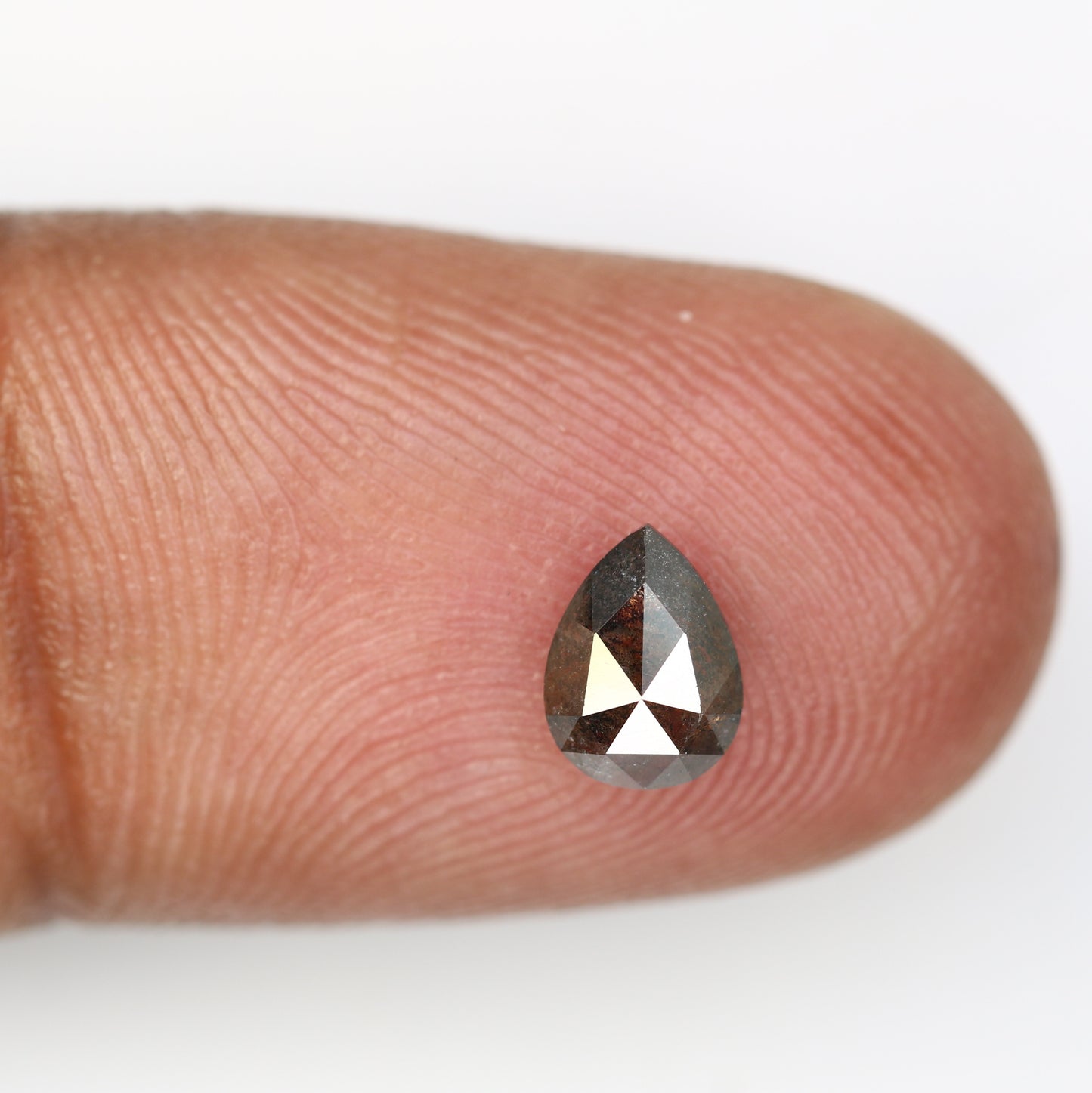 0.67 Carat Pear Shaped Loose Natural Salt and Pepper Diamond for Galaxy Ring - Unique Gemstone for Celestial-Inspired Jewelry Designs - JayKrishna Diamond