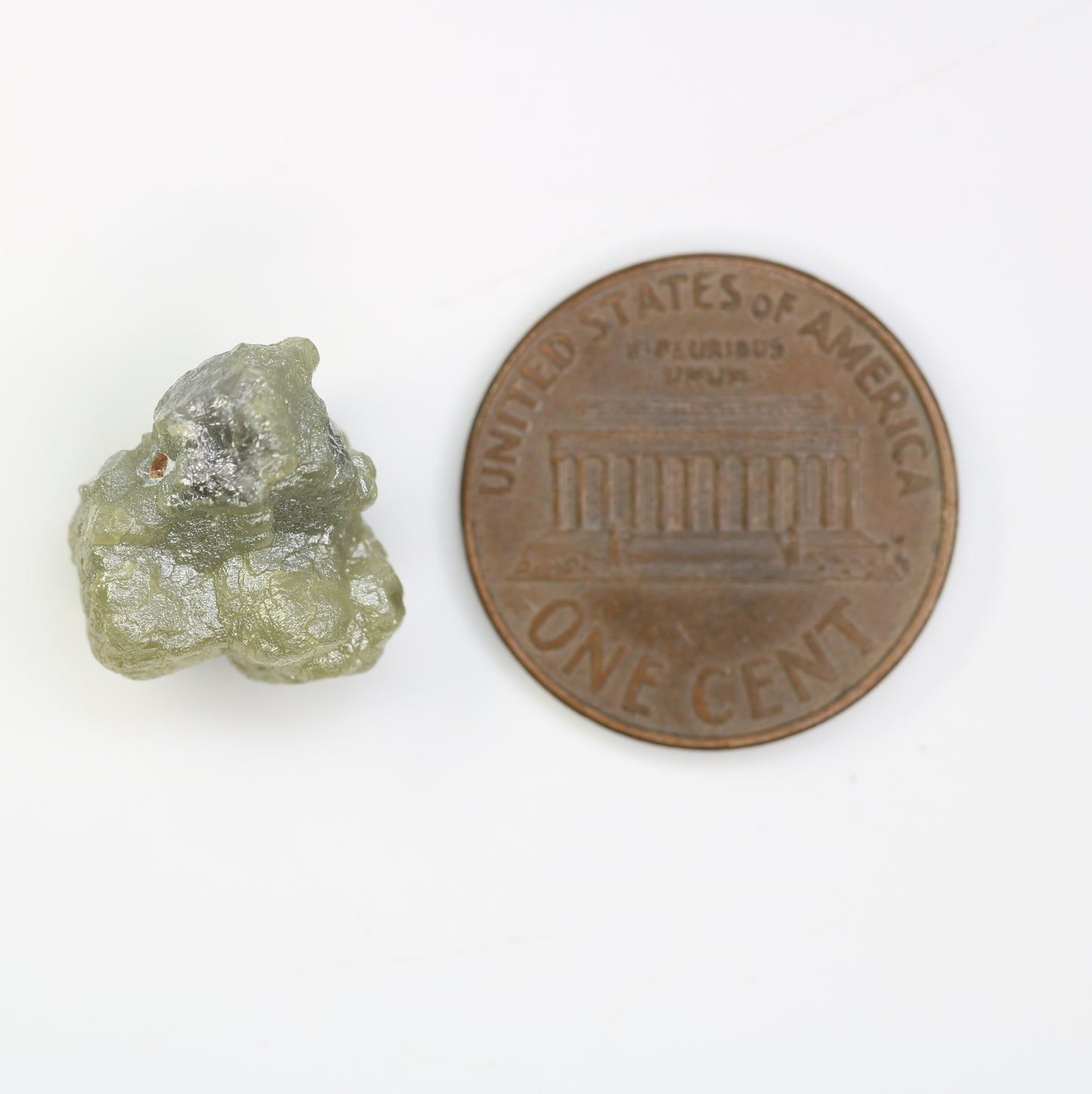 9.24 CT Rough Irregular Cut Raw Greenish Diamond For Engagement Ring - JayKrishna Diamond