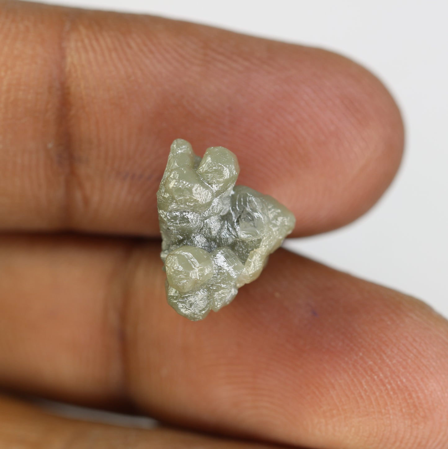 9.46 CT Greenish Rough Raw Uncut Diamond For Engagement Ring - JayKrishna Diamond