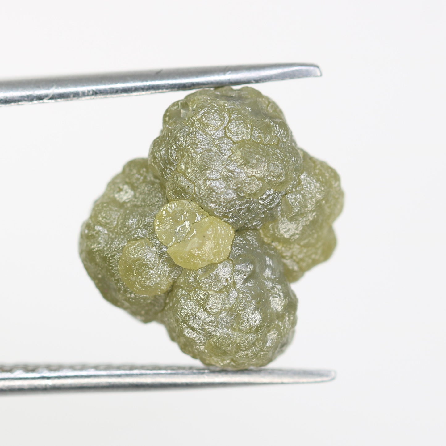 8.85 CT Rough Irregular Cut Raw Greenish Diamond For Engagement Ring - JayKrishna Diamond