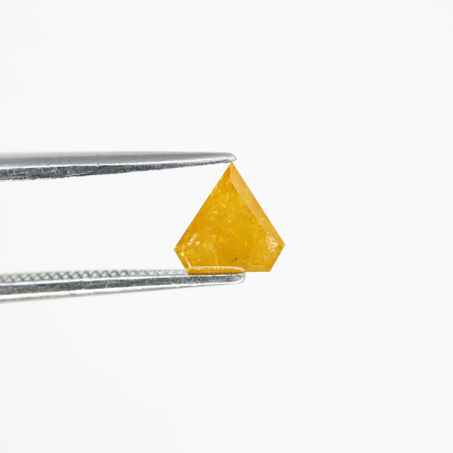 Fancy 0.62 CT Rustic Fancy Yellow Diamond (6.00 MM) in Unique Diamond Shape for Wedding Ring | Elegant Gemstone Jewelry - JayKrishna Diamond