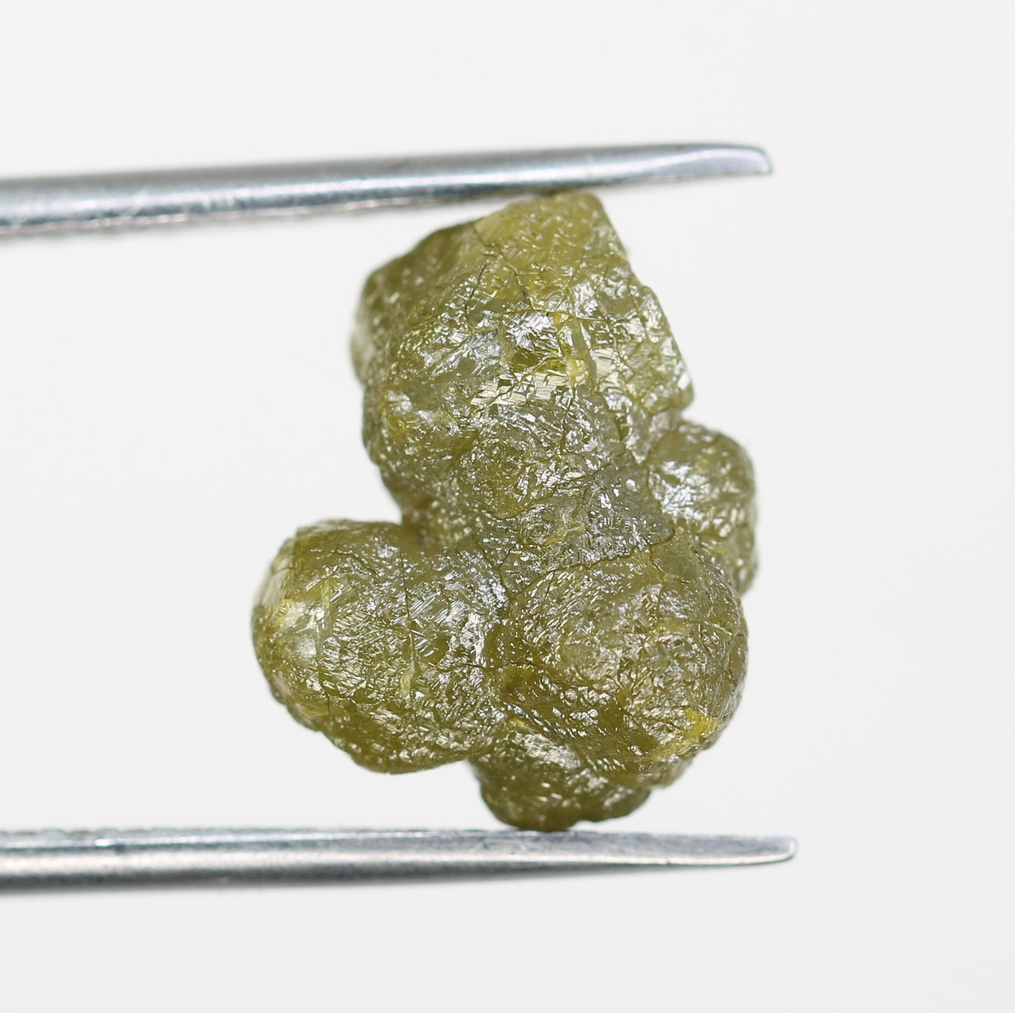 5.74 CT Uncut Raw Greenish Rough Diamond For Engagement Ring - JayKrishna Diamond