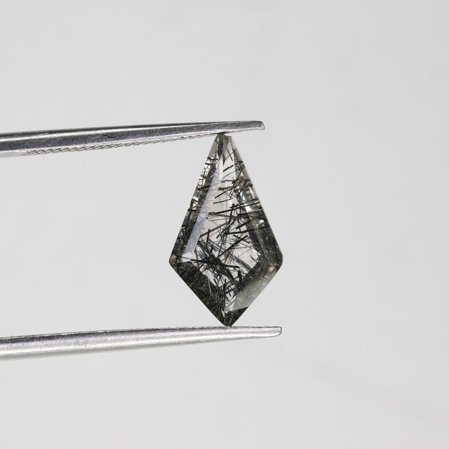 1.29 CT 6.90 MM Kite Shape Black Rutile Fancy Natural Gemstone For Engagement Ring - JayKrishna Diamond