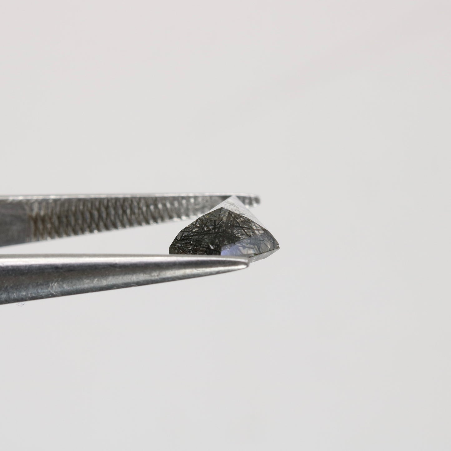 1.21 CT 6.70 MM Black Rutile Kite Shape Loose Gemstone For Wedding Ring - JayKrishna Diamond