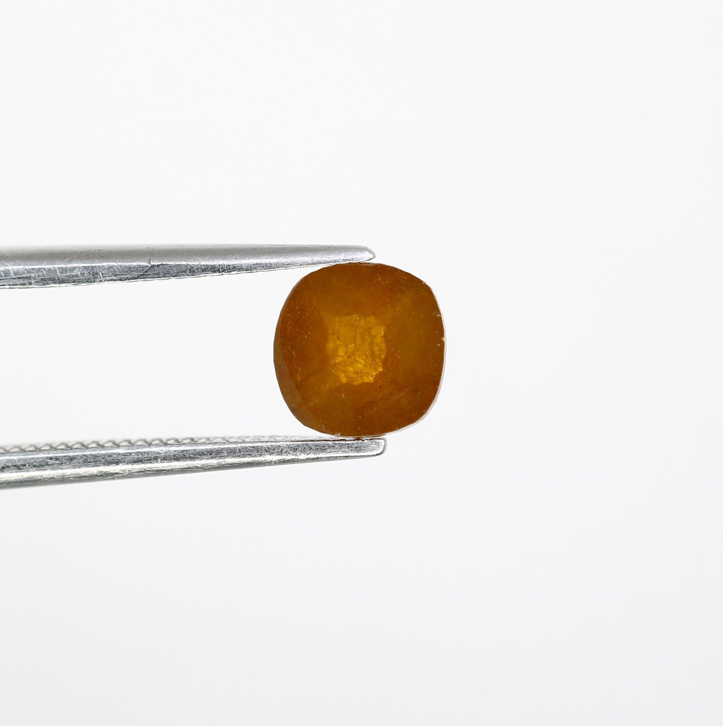 0.65 CT Orange Cushion Shape Diamond (5.80 MM) for Wedding Ring - Unique Gemstone for Custom Bridal Jewelry Designs - JayKrishna Diamond
