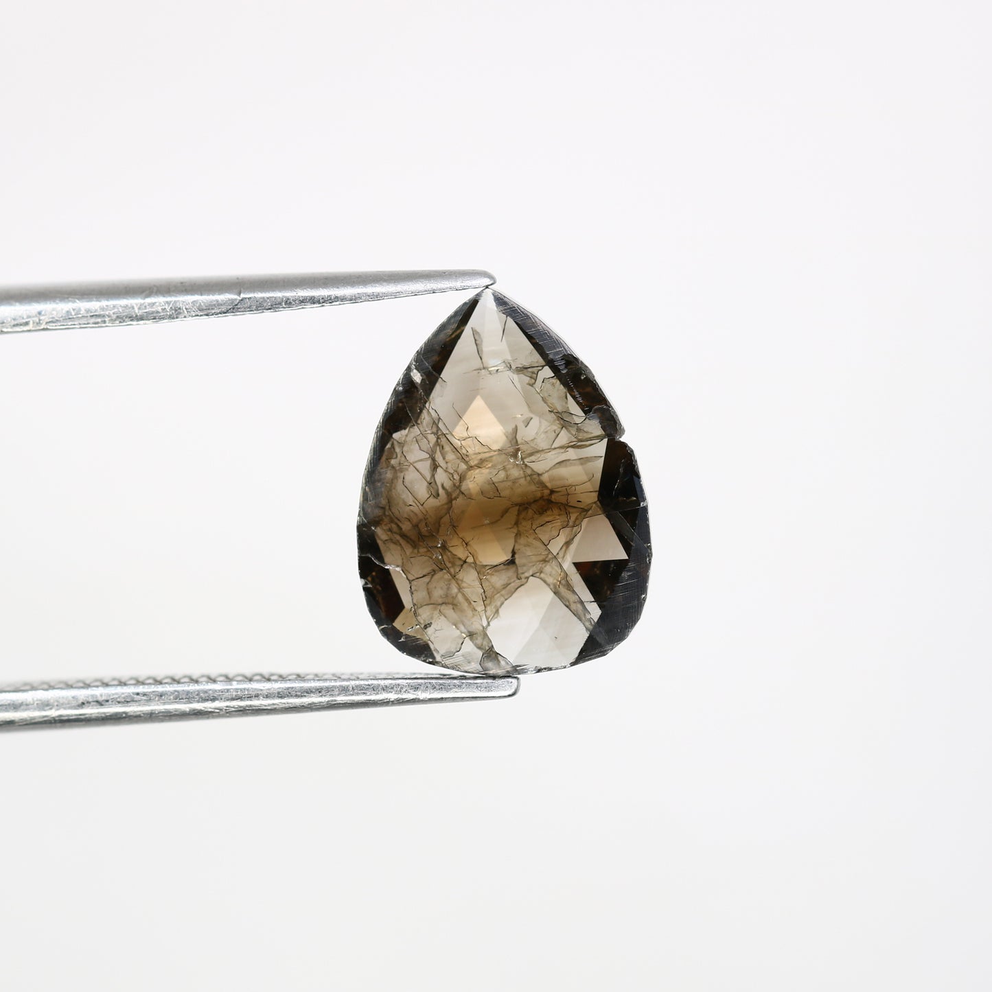 1.74 Carat 11.20 MM Pear Cut Fancy Brown Color Diamond For Engagement Ring - JayKrishna Diamond