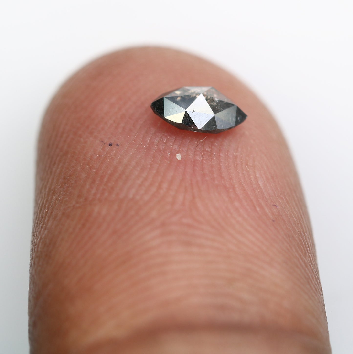 0.32 Carat Loose Marquise Cut Salt and Pepper Diamond – Perfect for Galaxy Rings | Unique Marquise Shape Salt and Pepper Diamond - JayKrishna Diamond