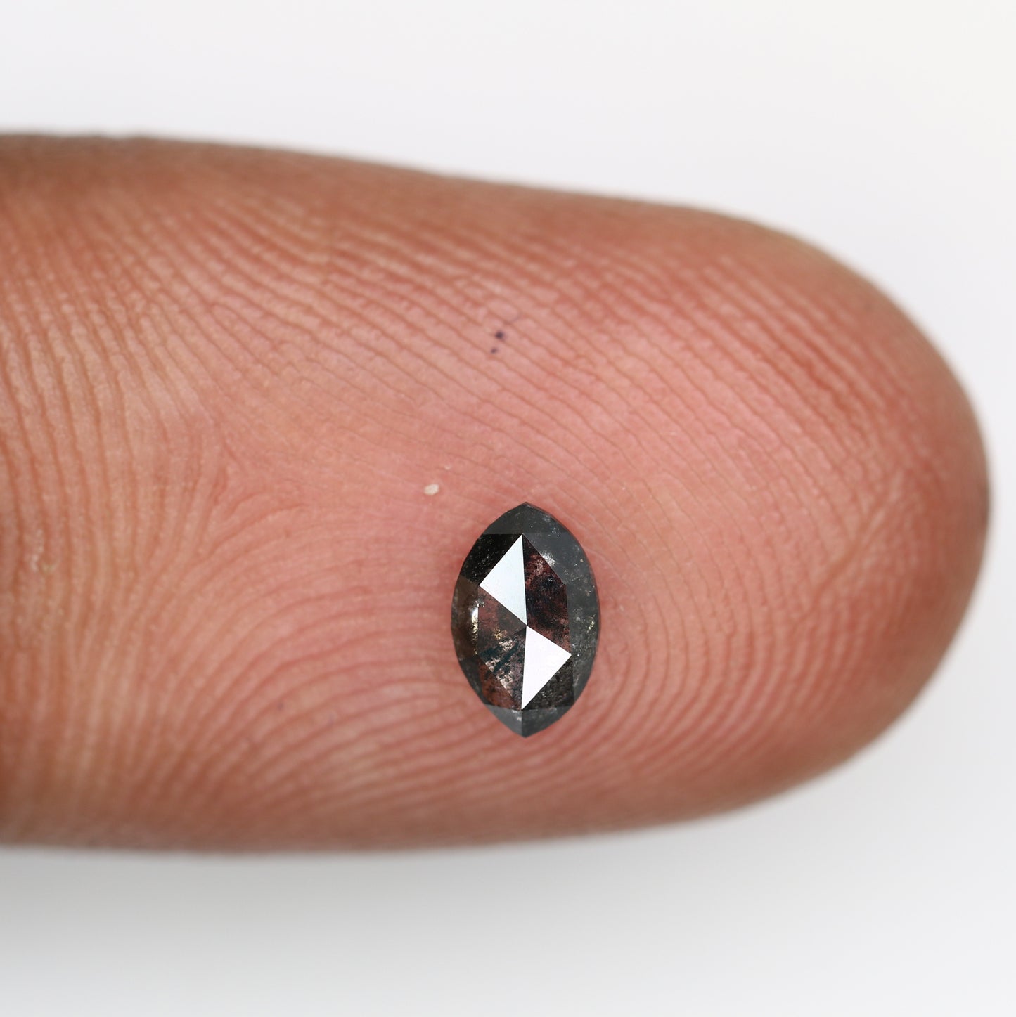 0.32 Carat Loose Marquise Cut Salt and Pepper Diamond – Perfect for Galaxy Rings | Unique Marquise Shape Salt and Pepper Diamond - JayKrishna Diamond
