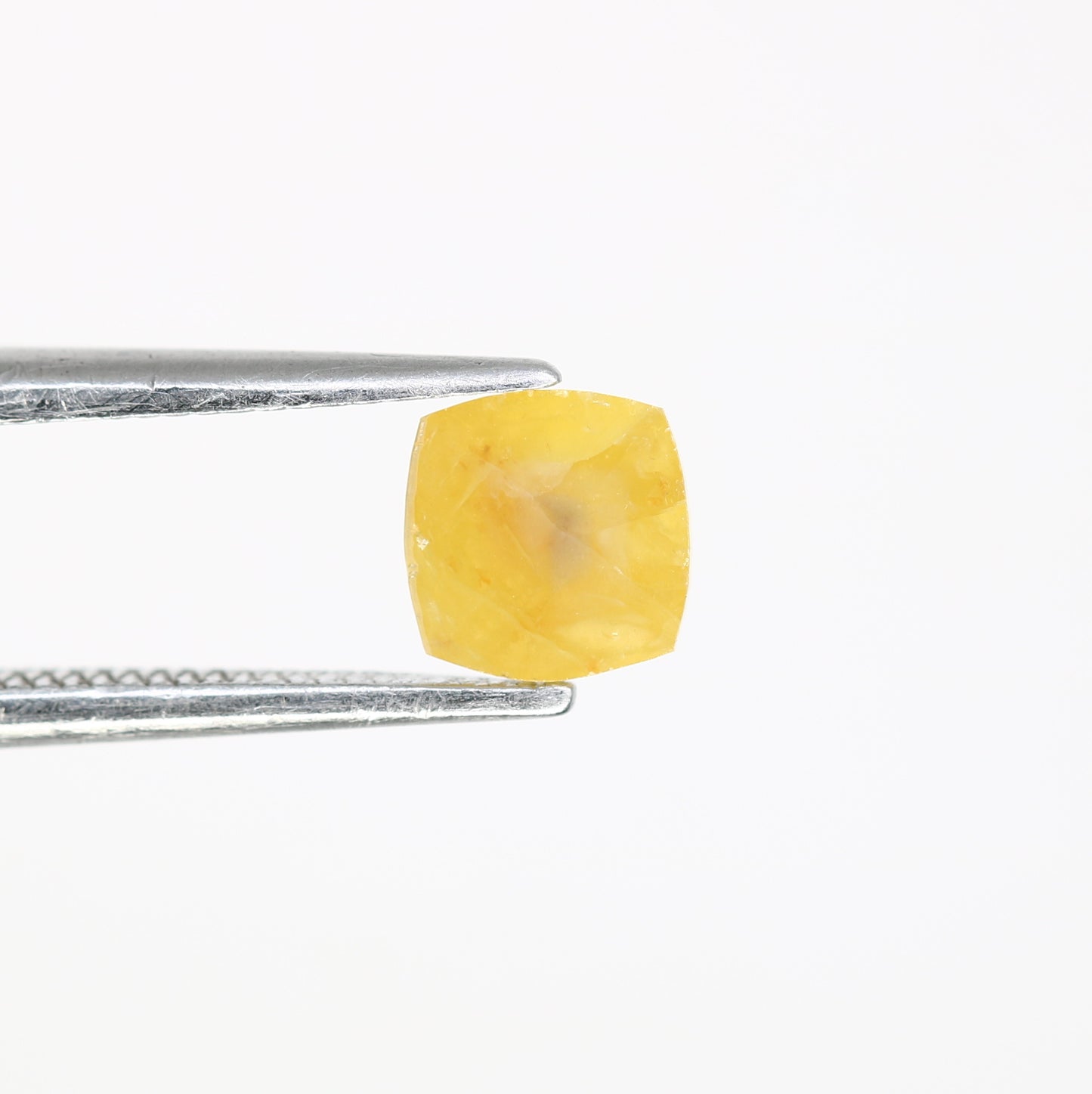 0.52 CT 5.20 MM Cushion Shape Yellow Fancy Diamond For Designer Ring - JayKrishna Diamond