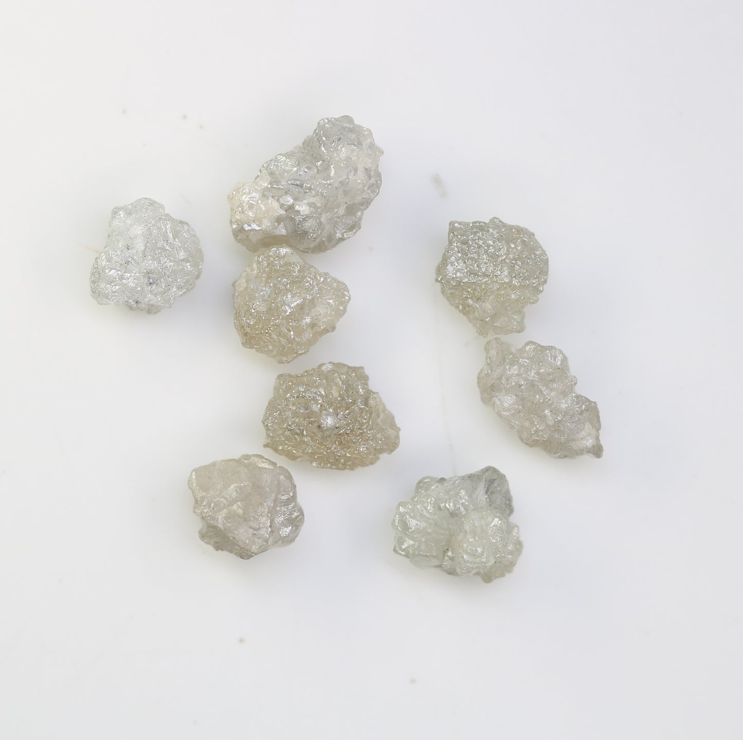 5.76 CT Uncut Grey Rough Diamond For Engagement Ring - JayKrishna Diamond