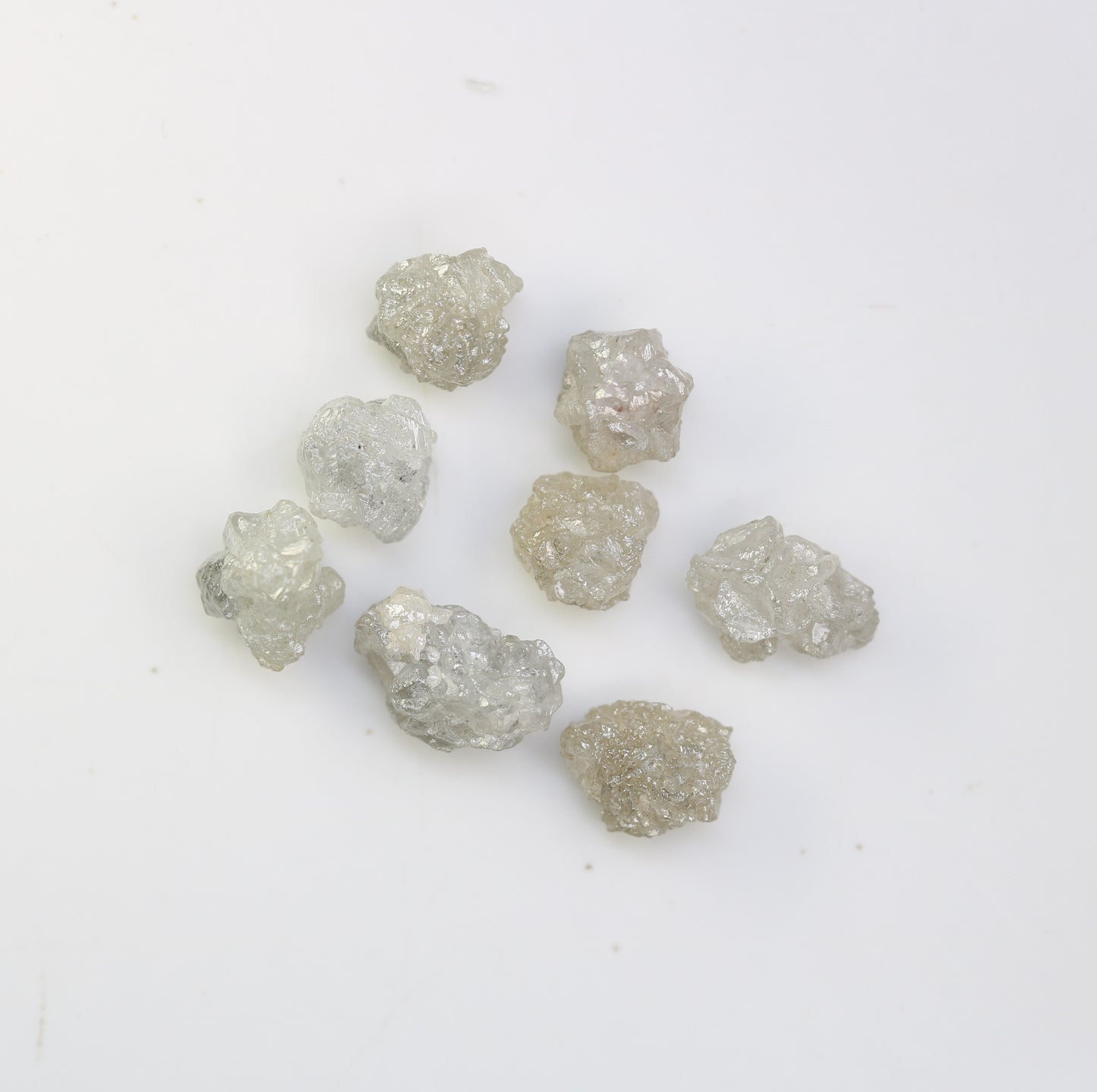 5.76 CT Uncut Grey Rough Diamond For Engagement Ring - JayKrishna Diamond