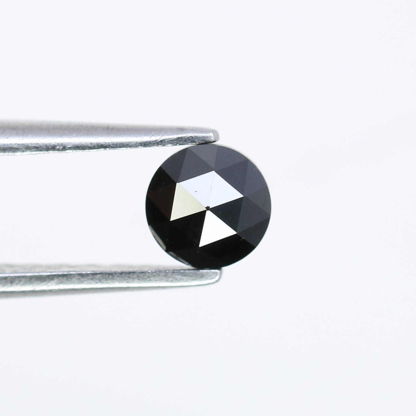 Unique 0.37 CT Black Round Rose Cut Diamond | Perfect for Wedding Rings - JayKrishna Diamond