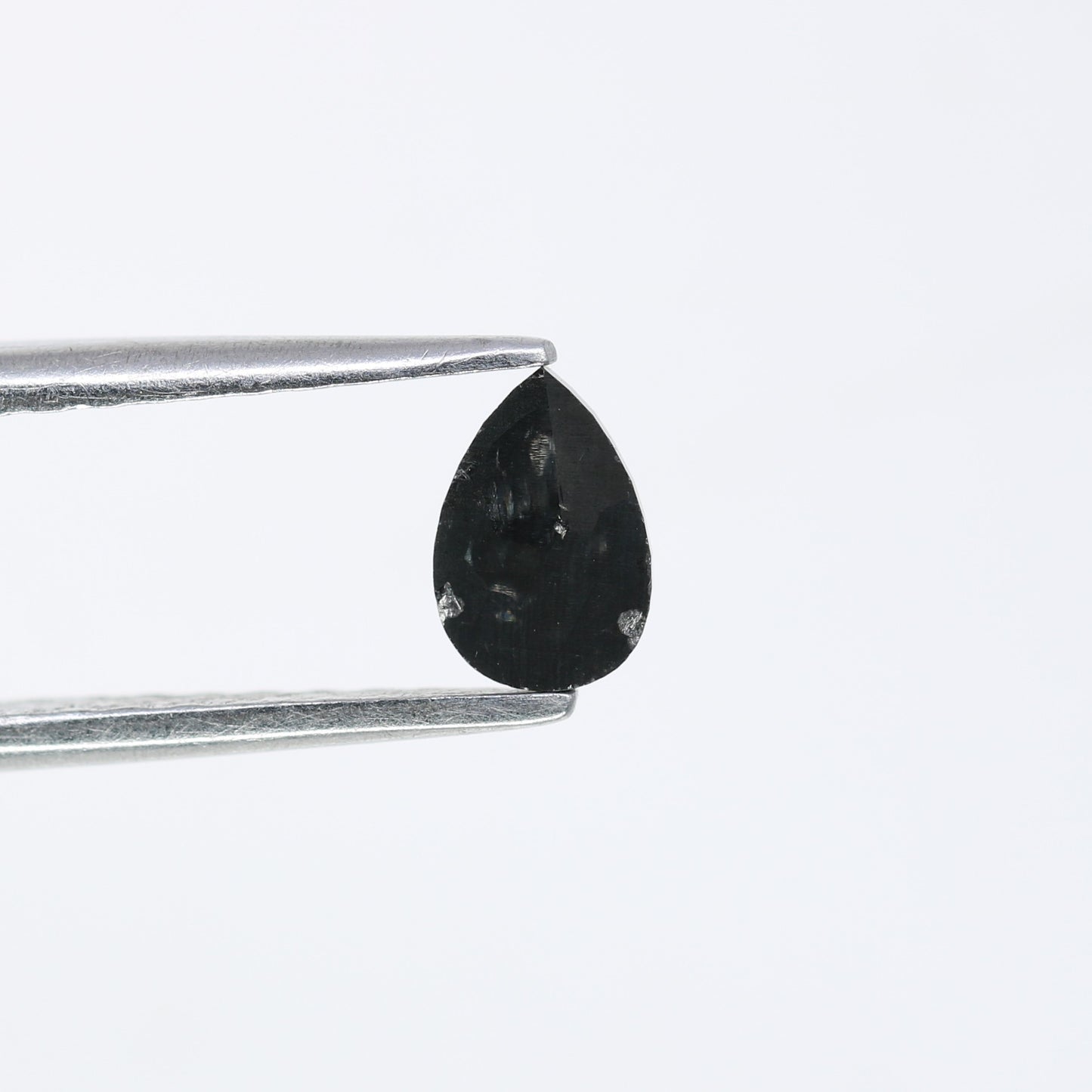 0.45 CT Pear Shaped Black Diamond for Engagement Ring and Unique Artisan Jewelry Design - JayKrishna Diamond