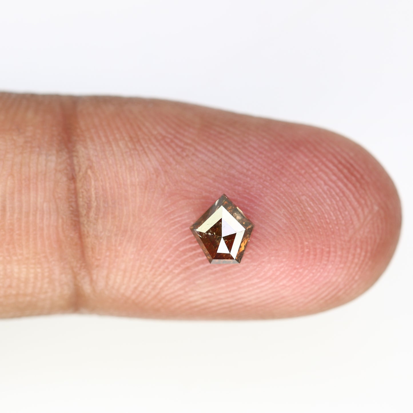 0.64 CT Geometric Shape Natural Brown Diamond (5.70 MM) for a Distinctive Engagement Ring: Elegant Gemstone Jewelry Piece - JayKrishna Diamond