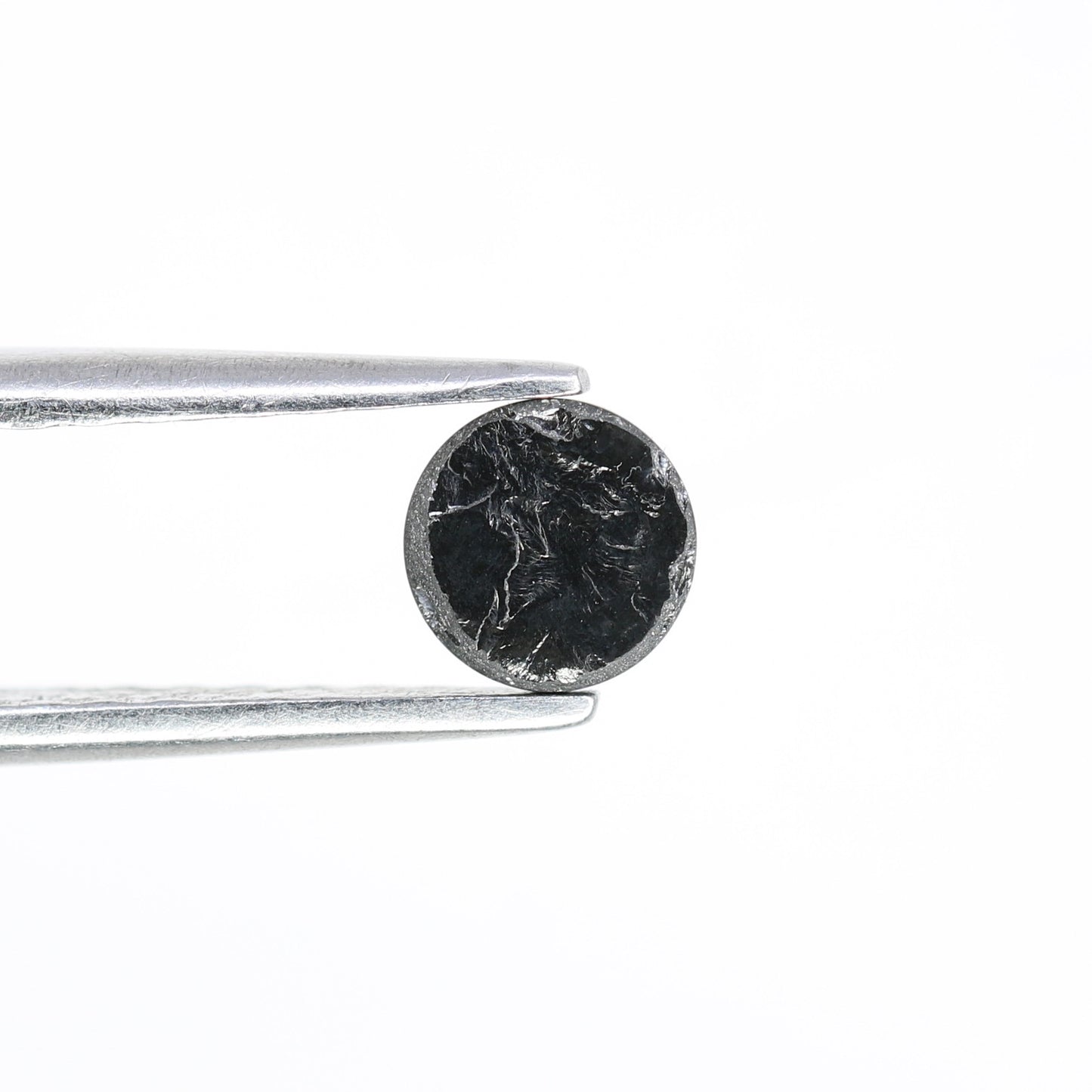 0.42 CT Natural Black Round Rose Cut Loose Diamond for Wedding Band and Unique Bridal Jewelry - JayKrishna Diamond