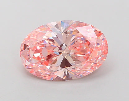 3 CT Pink Oval Lab Grown Diamond for Necklace | IGI Certified | Best for Earrings or Anniversary Gift | Gift for Wife