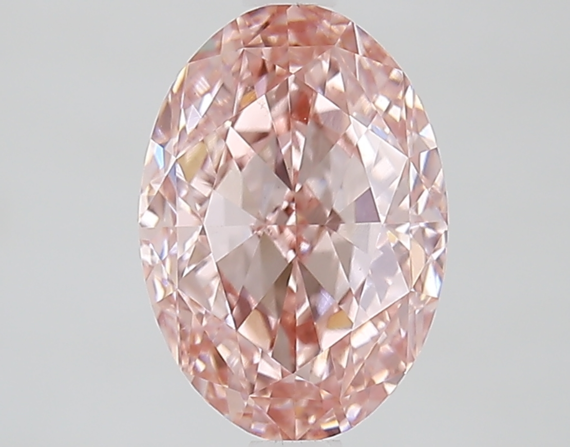 2.90 Carat Oval Cut IGI Certified Lab Grown Fancy Pink Diamond, VS1 Clarity – Sale