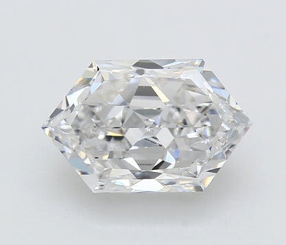 3 CT Hexagonal Lab Grown Diamond for Necklace or Engagement Ring | Best for Anniversary Gift | IGI Certified | Gift for Man