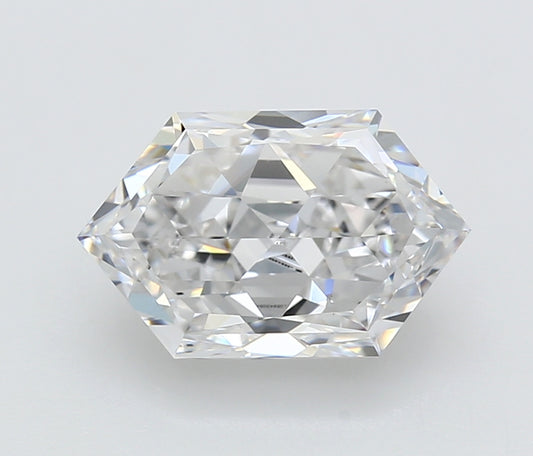 3 CT Hexagonal Lab Grown Diamond for Necklace or Engagement Ring | Best for Anniversary Gift | IGI Certified | Gift for Man