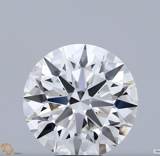 5 Ct Round Cut Lab Grown Diamond IGI Certification