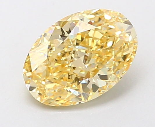 1.00 CT Oval Cut Fancy Color Lab Grown CVD Diamond VS1 IGI Certified | Lab Created Diamond for Rings