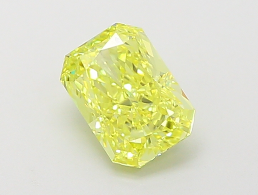 1.00 CT Emerald Cut Fancy Color Lab Grown CVD Diamond VS1 IGI Certified | Lab Created Diamond for Rings