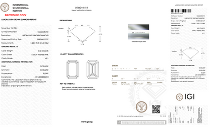 4.5 Carat Oval-Cut Ethical Diamond – Vintage-Inspired Lab-Grown Gem for Custom Engagement Rings