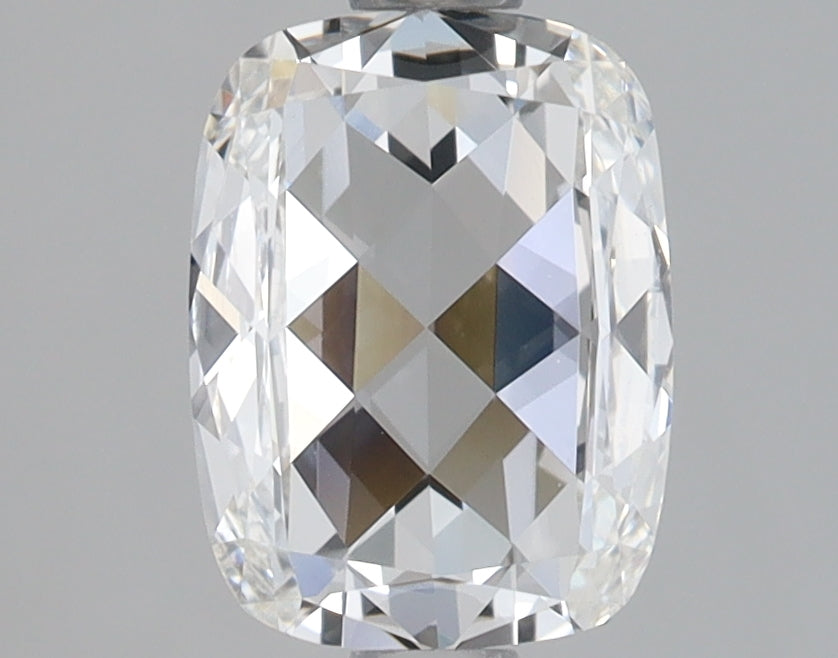 1 Carat Cushion Rose Cut Lab Created Diamond | F Color, VS2 Clarity, Certified Diamond