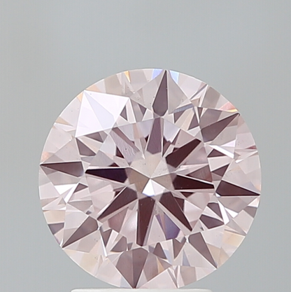 3.03ct Round Fancy Pink Lab Diamond IGI VS2 Ethical Gem