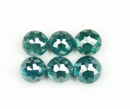 1.58 CT Round Rose Cut Treated Diamond For Earrings - JayKrishna Diamond