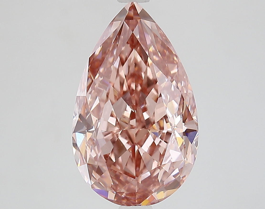 4.26 Carat Fancy Pink Lab Grown Diamond, VVS2 Clarity, IGI Certified, Excellent Polish