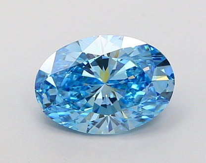 3 CT Blue Oval Lab Grown Diamond | Best for Engagement Ring or Anniversary Gift | IGI Certified