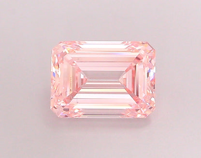 3 CT Pink Emerald Lab Grown Diamond for Earrings | IGI Certified | Best for Anniversary Gift or Necklace