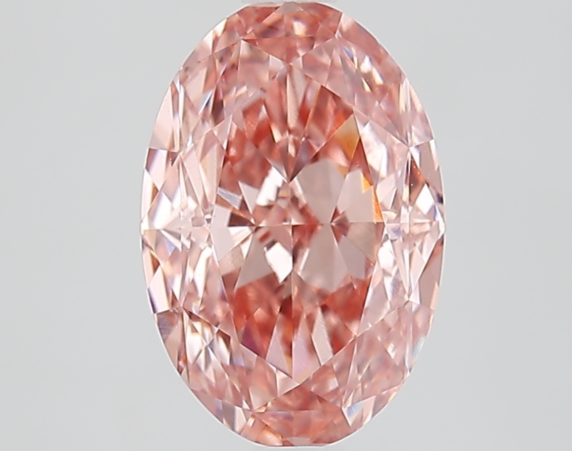 2.75 Carat Oval Cut IGI Certified Lab Grown Fancy Pink Diamond, VVS2 Clarity – Sale