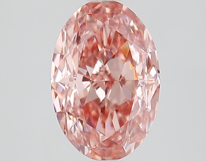 2.75 Carat Oval Cut IGI Certified Lab Grown Fancy Pink Diamond, VVS2 Clarity – Sale