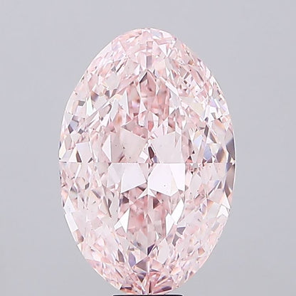 23.37 Carat Intense Pink Oval Shape Lab Grown Diamond | IGI Certified