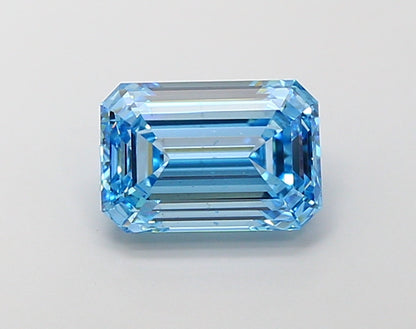 3 CT Blue Emerald Lab Grown Diamond for Necklace | Best For Anniversary Gift | IGI Certified Diamond