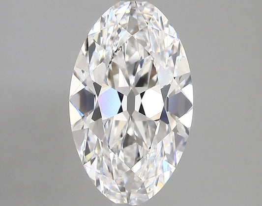 3 CT Oval Old Mine Cut Lab Grown Diamond for Engagement Ring or Custom Jewelry